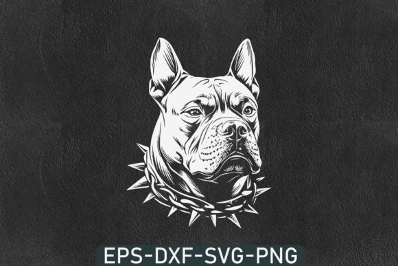 Bulldog Mascot SVG and Head Graphic for Crafts & Commercial Design