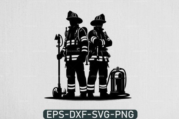 Fire Fighter SVG: A Strong Graphic Design Asset for Crafts and Branding