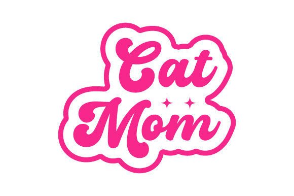 Free Cat Mom Svg Png: A Versatile Graphic Design Asset for Crafts and Merch