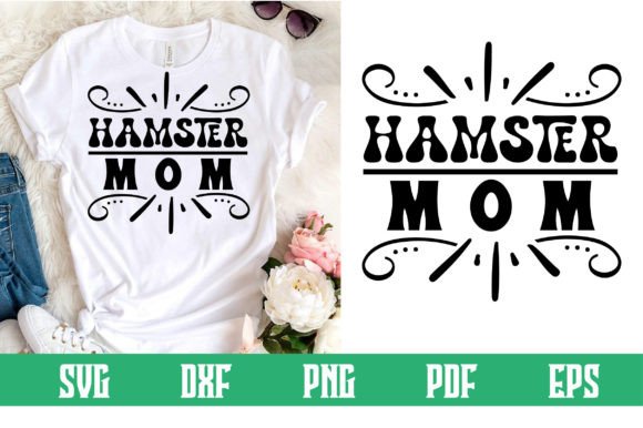 Hamster Mom SVG Design for Crafts and Graphics