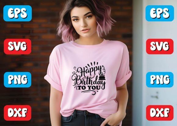 Happy Birthday to You SVG Design: A Versatile Graphic for Crafts & Branding