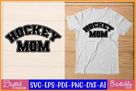 Hockey Mom SVG, Mama Varsity PNG Design: A Versatile Graphic for Crafts and Branding