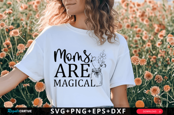 Magical Mom SVG Design: A Versatile Graphic for Crafts and Creative Projects
