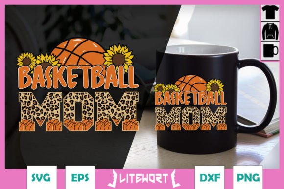 Sunflower Basketball Mom SVG: A Versatile Graphic Design Asset for Crafts