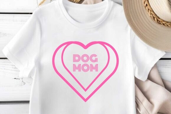 Valentines Dog Mom SVG Sublimation PNG for Crafts and Graphics